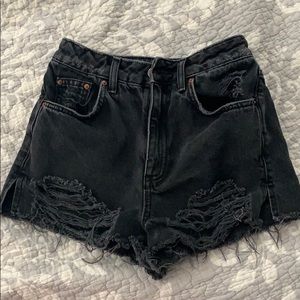 Topshop moto shorts